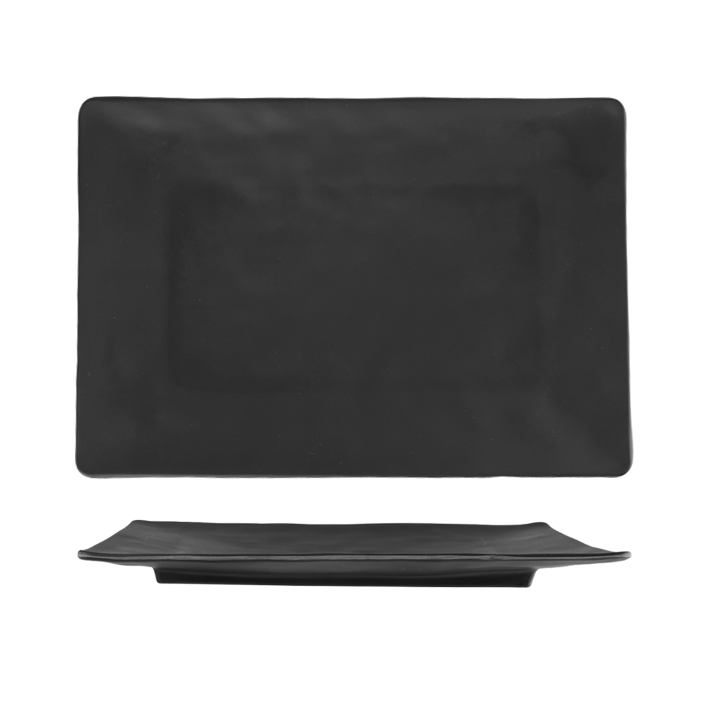 melamine black plates